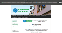 Desktop Screenshot of naturkost-kornblume.de